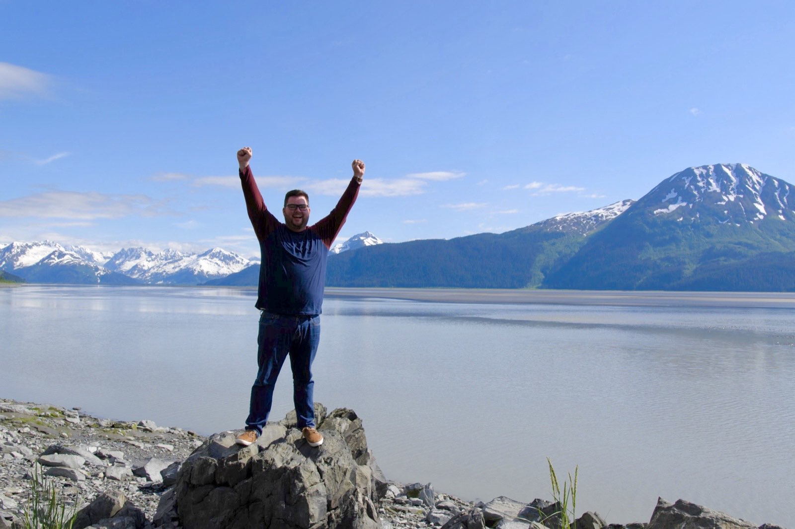 Rob in the Alaskan wilderness
