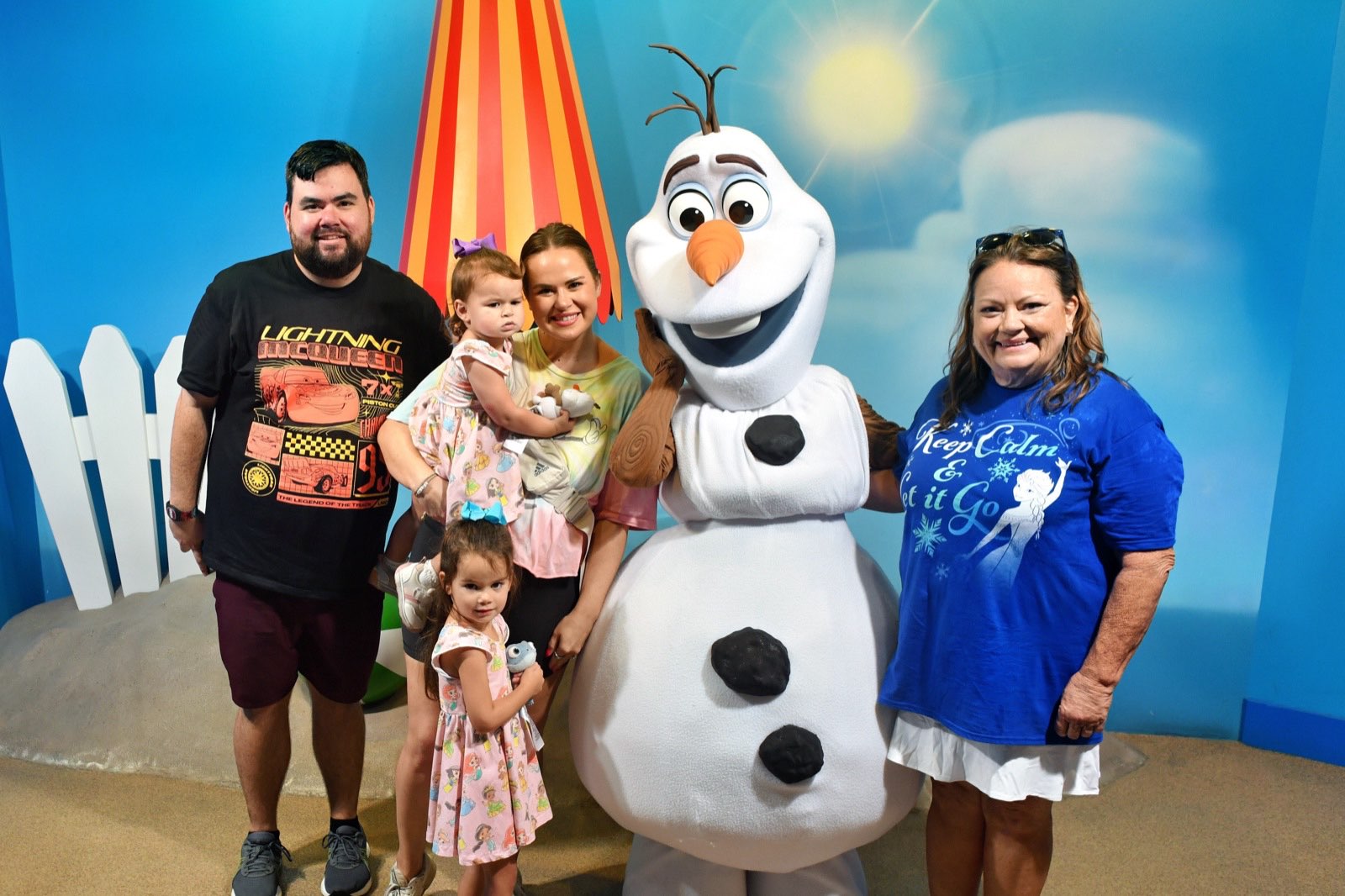 Rob celebrating at Disney